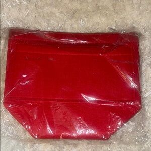 Bold Red Felt Purse Insert Organizer XL with extra inserts